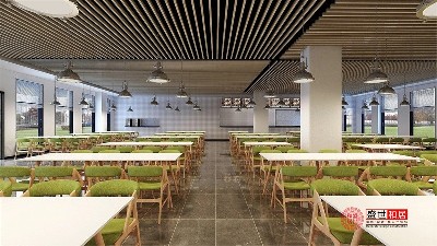 合肥厂房企业食堂装修效果图