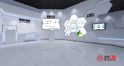 智能科技公司展厅装修设计效果图