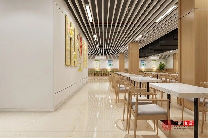 合肥某医院食堂餐厅装修设计案例